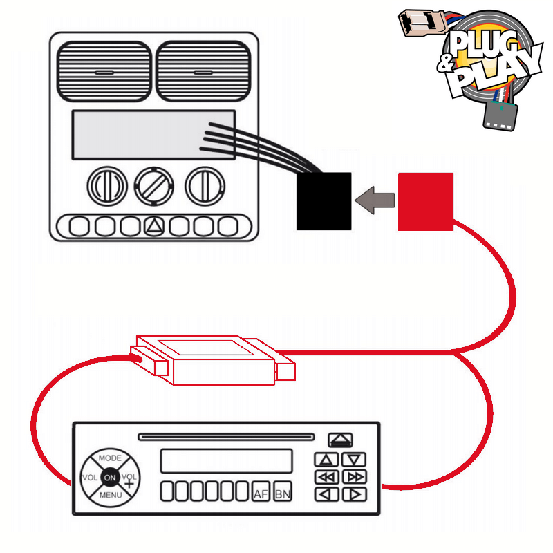  Pioneer Adaptateur pour interface de commande au volant Pour  Citroen C2/C3/C5/C8/Picasso/Ulysse/Lancia Zeta/Peugeot 1007/206/307/406,/807  (Import Allemagne)