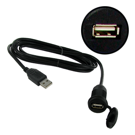 Prise d'intégration USB + auxiliaire Ronde pour interface usb autoradio