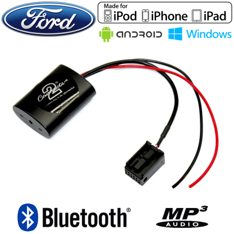 Interface streaming audio Bluetooth Ford avec autoradio GPS
