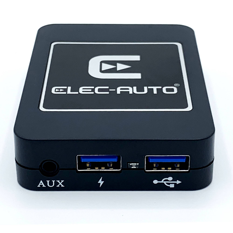 Kit Mains Libres Streaming Audio avec Micro| Chargeur smartphone Interface Bluetooth et Auxiliaire pour voiture RENAULT Accessoire autoradio Boitier encastrable invisible 