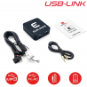 USB-LINK AUDI connecteur Quadlock - Interface USB MP3 et Auxiliaire