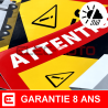 Autocollants Angles morts poids lourd officiel - Qualité prémium - GARANTIE 8 ANS - Anti-UV - Anti Rayure