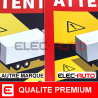 Autocollants Angles morts poids lourd officiel - Qualité prémium - GARANTIE 8 ANS - Anti-UV - Anti Rayure