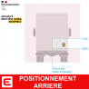 Autocollants Angles morts poids lourd officiel - Qualité prémium - GARANTIE 8 ANS - Anti-UV - Anti Rayure