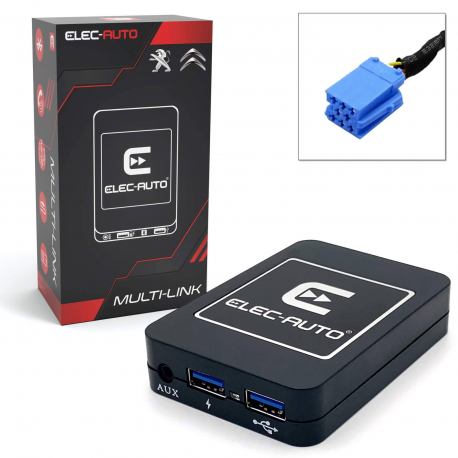 Interface Bluetooth USB MP3 Auxiliaire pour voiture CITROEN