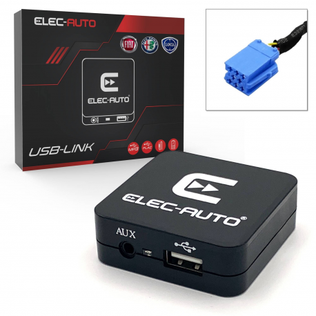 USB-LINK FIAT - Interface USB MP3 et Auxiliaire