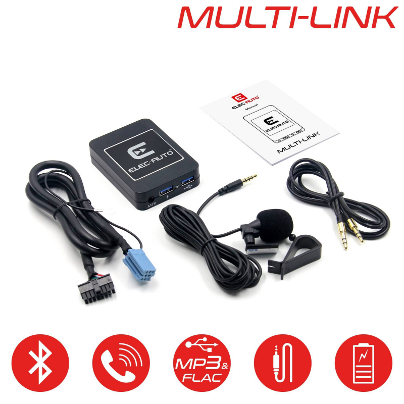 Generic Adaptateur Bluetooth pour voiture audio mini kit mains libres sans  fil système à prix pas cher