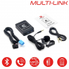 MULTI-LINK CITROEN connecteur mini ISO - Interface USB MP3, Kit mains libres, Streaming audio Bluetooth, Auxiliaire