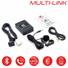 MULTI-LINK HONDA - Interface USB MP3, Kit mains libres, Streaming audio Bluetooth, Auxiliaire