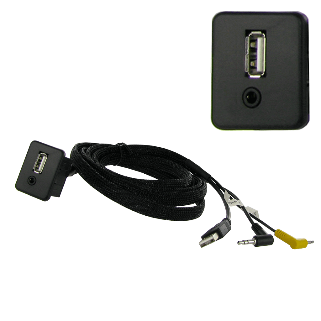 Prise d'intégration Carrée USB + Aux