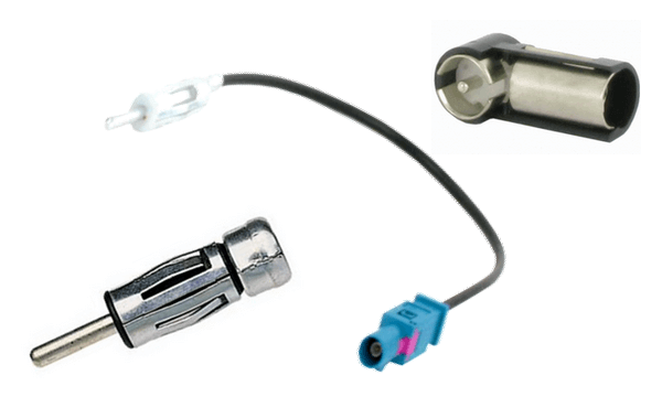 Adaptateur D'antenne Auto DIN Vers ISO Universel CARAV 13-006 - Pour Remplacement Autoradio Après-vente - Connexion Sans Coupure De Fils